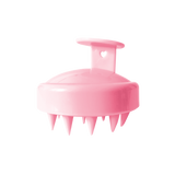 Massage brush for scalp and hair washing (pink), 1 pc